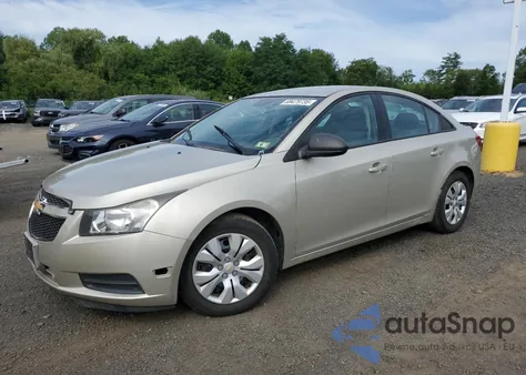 2013 Chevrolet Cruze Ls from USA, damaged, VIN 1G1PA5SH5D7221398